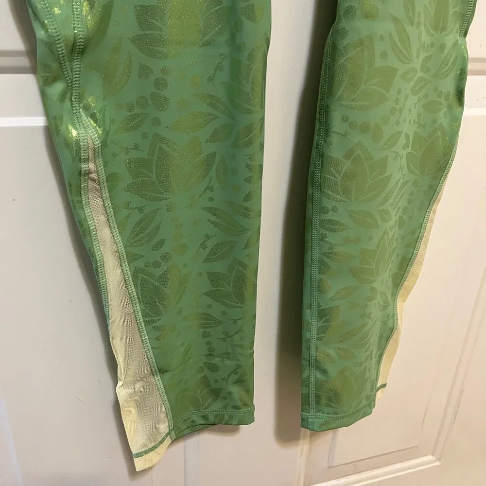 Crowned Athletics - Disney Tiana - Lily Pad Princess Leggings - NWT - XXL - Picture 5 of 9